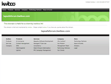 Tablet Screenshot of lapsafeforum.kwiboo.com
